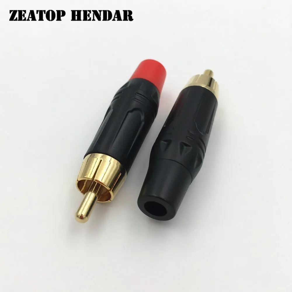 20Pcs RCA Connector High quality RCA Male Connector Gold Plating Audio