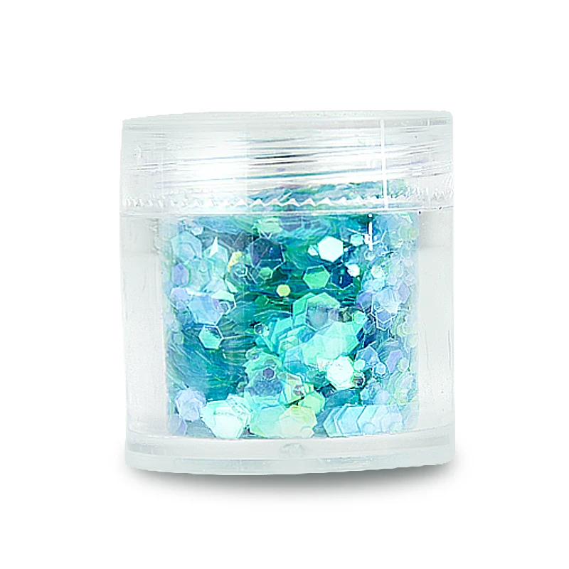 10ml-Ice-Blue-Iridescent-Glitter-Spangle-Mix-Chunky-Fine-Glitter ...