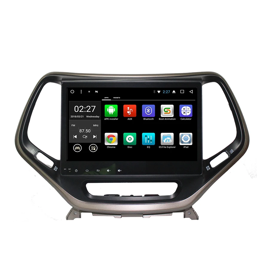 Excellent Asvegen 10.2" Android 7.1 Quad Core Car Radio GPS Navigation Stereo Headunit WIFI 4G Media DVD Player For  Jeep Cherokee 2015 2