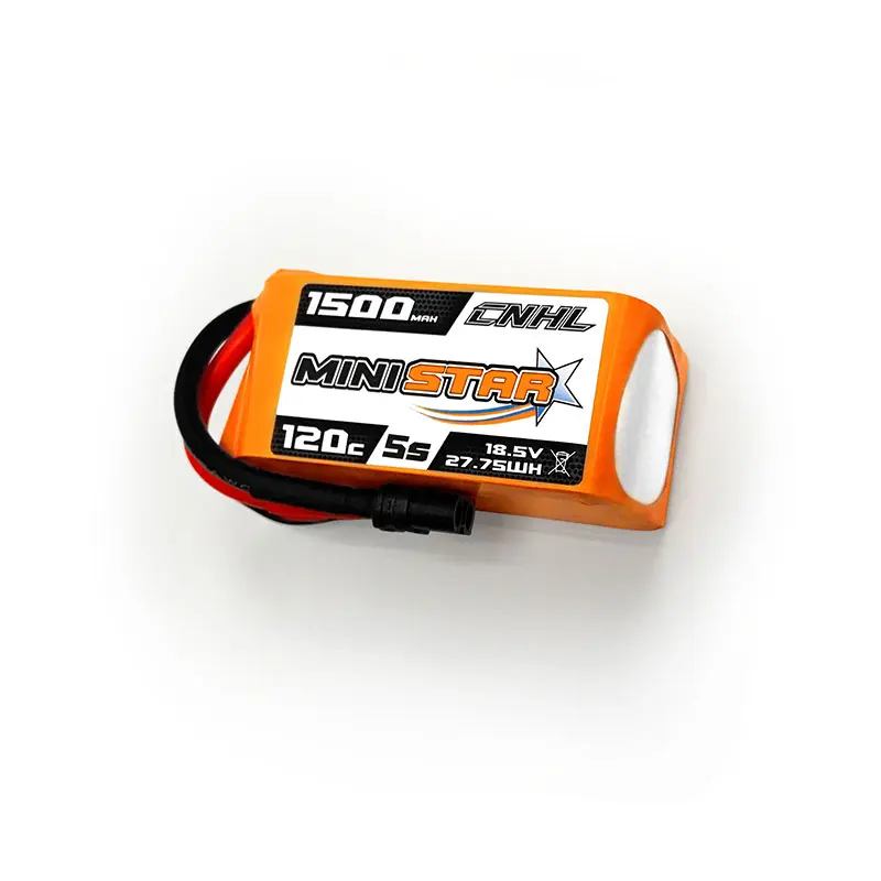 2 шт MiniStar 1500 mAh 18,5 V 5s 120C Lipo батарея