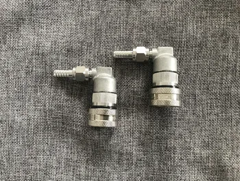 

Stainless Steel 304 Ball Lock MFL Disconnect Set with 5/16 Swivel Nuts for Home brewing Beer kegs replacement