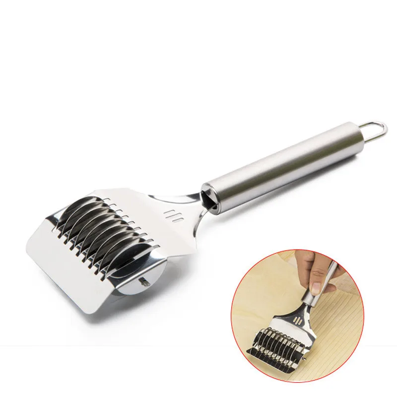 Прессовочная машина с нескользящей ручкой Spaetzle Makers нож для резки лапши ручная секция резак для теста Shallot Кухонные гаджеты# L