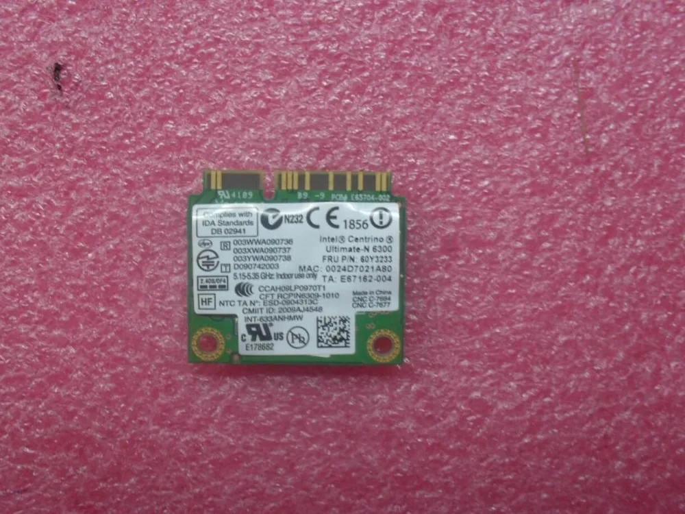 Новинка для Lenovo ThinkPad X230 X220 T410 T420 T430 X201 6300 633ANHMW 6300AGN мини PCI E 2 4G/5 ГГц беспроводная