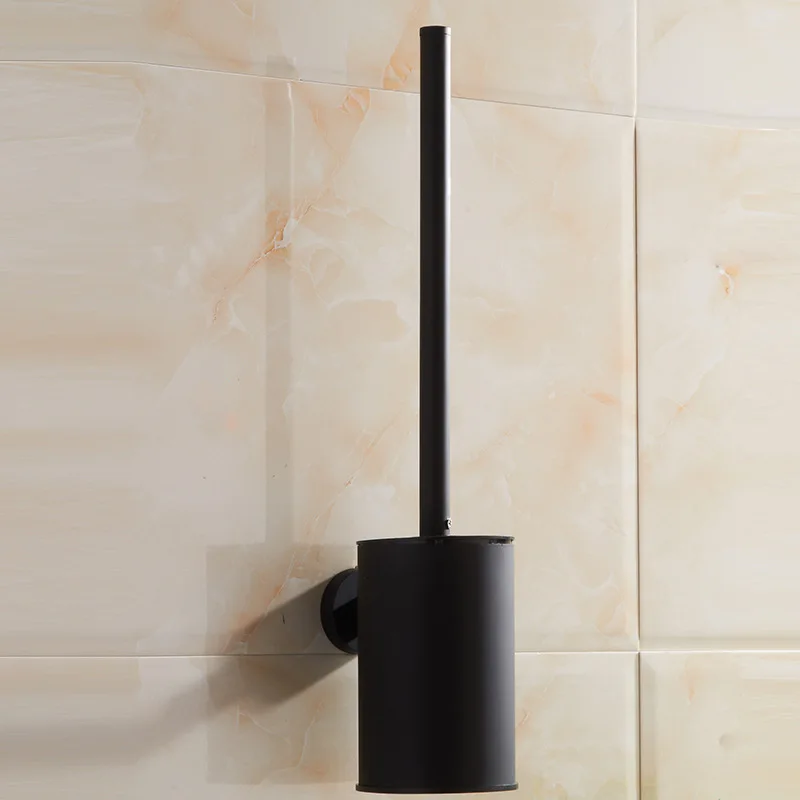 Günstige Wand montiert matt schwarz bad wc pinsel halter goldene wc pinsel set 304 Edelstahl öl eingerieben bronze wc pinsel