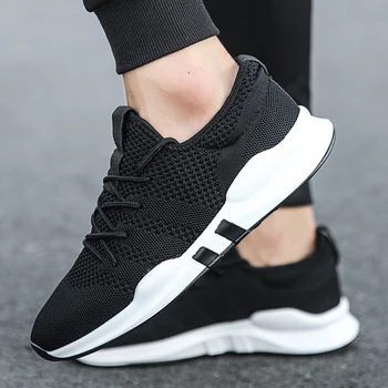 

Lace-up Men Sneakers High Quality Comfortable Casual Shoes Mesh Sneakers Breathable Outdoor Walking Shoes Running Shoes for Men