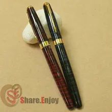 2 шт. BAOER 388 RED GRAIN VS GREEN GRAIN роликовая шариковая ручка Золотая отделка