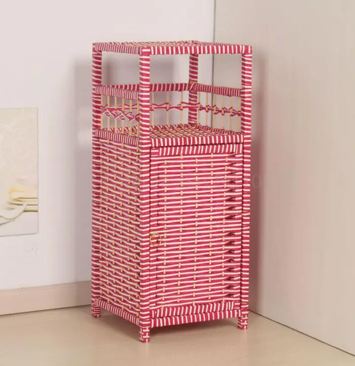 Bedside table recommended pink cabinet princess powder children's room small cabinets rural sandwich narrow cabinet shelf grass - Цвет: VIP 3