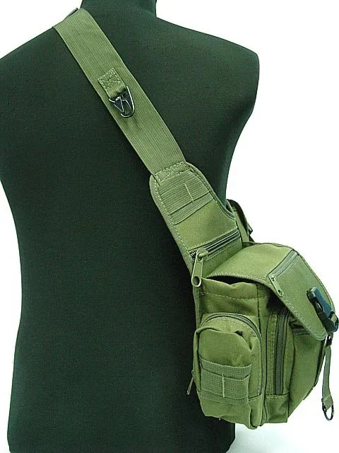 Тактический SWAT Утилита плеча сумка Камо Лесной od BK