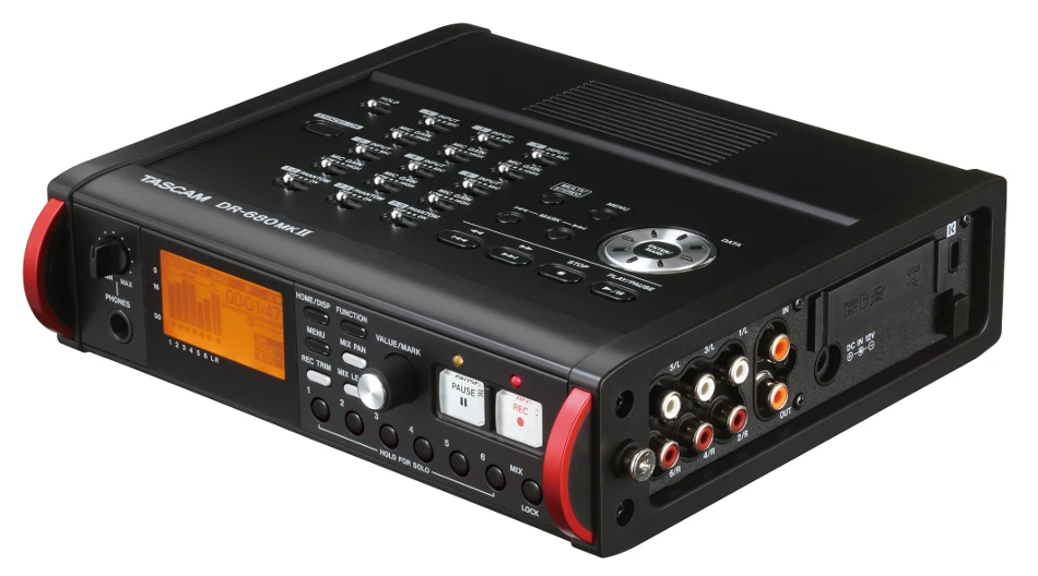 TASCAM DR 680MKII портативный многоканальный рекордер с 6 микрофонными/линейными