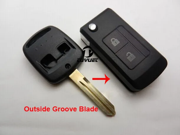 Subaru Forester 2 Buttons Modified key shell  (1)-2