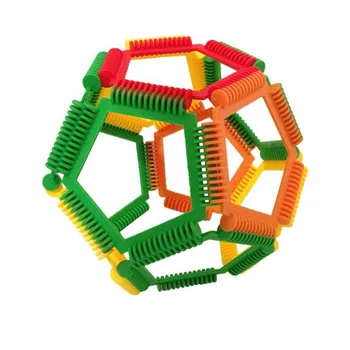 

Children blocks New creative jigsaw Toothed building blocks Fun toys Learning exploring enlightenment education Geometric toy