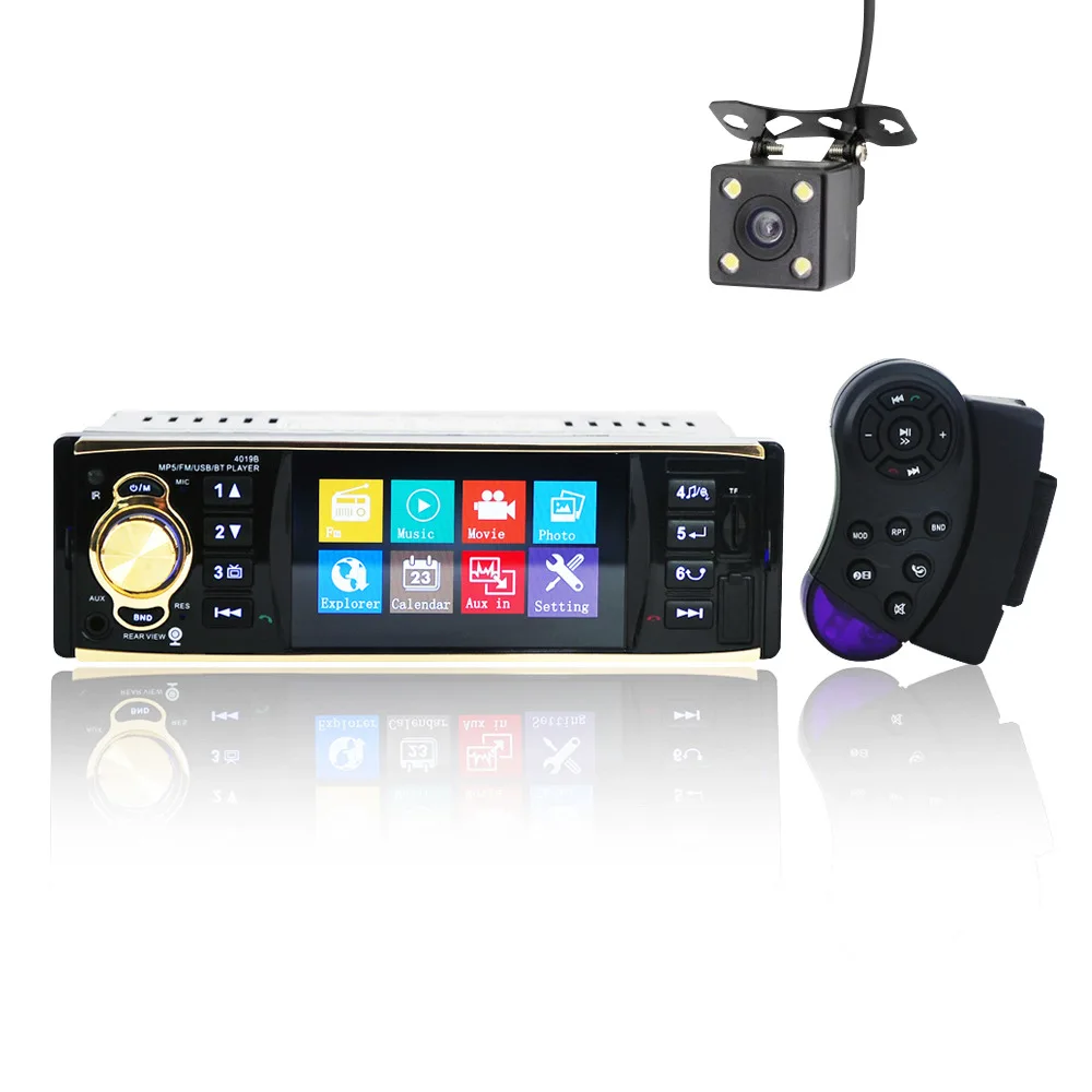2019 горячая Распродажа 4 1 дюймов Din автомобильное радио аудио стерео USB AUX FM станция