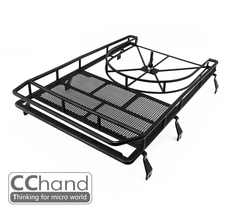 CChand metal roof rack+tire holder for RC4WD D90 D110in Parts