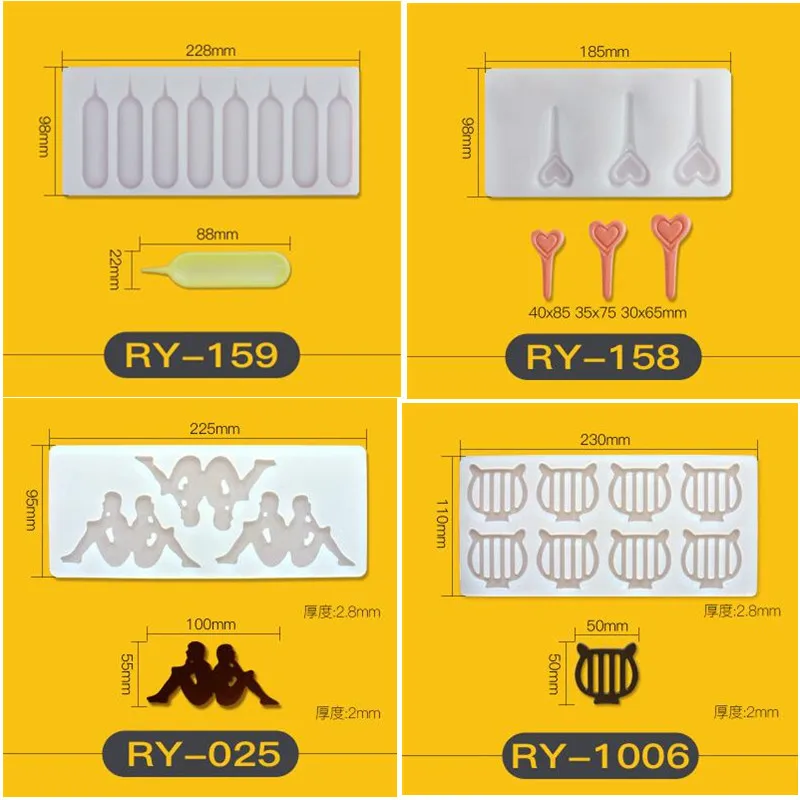 19 стилей на выбор, DIY 3D силиконовая форма, инструмент для украшения торта, силиконовая форма для рукоделия в форме торта, форма для шоколада, Декор, форма для кексов, трафарет для выпечки