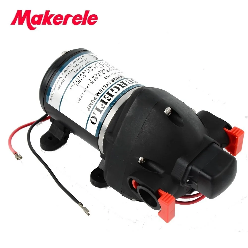 FL 703 Mini DC 12V пластиковый подъемный погружной насос высокого давления для лодки