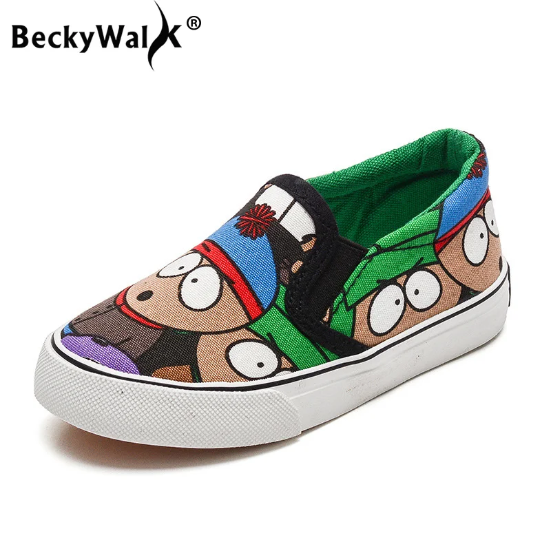 BeckyWalk детская обувь с низким верхом парусиновая для девочек сезон весна осень