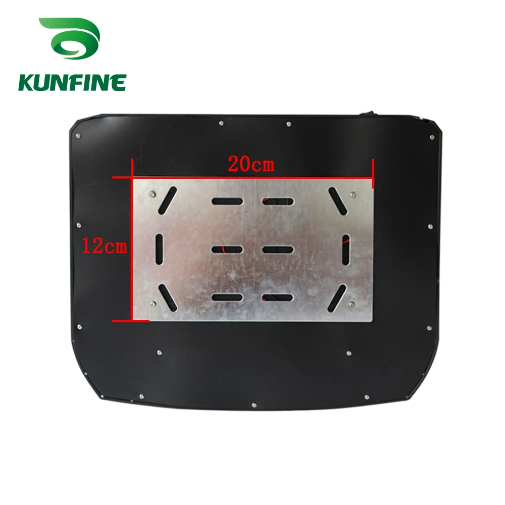 KUNFINE (10 Inch) Car Roof Monitor LCD Flip Down Screen Overhead Multimedia Video Ceiling Roof mount Display (Build in IRFM Transmitter USB ) (5)