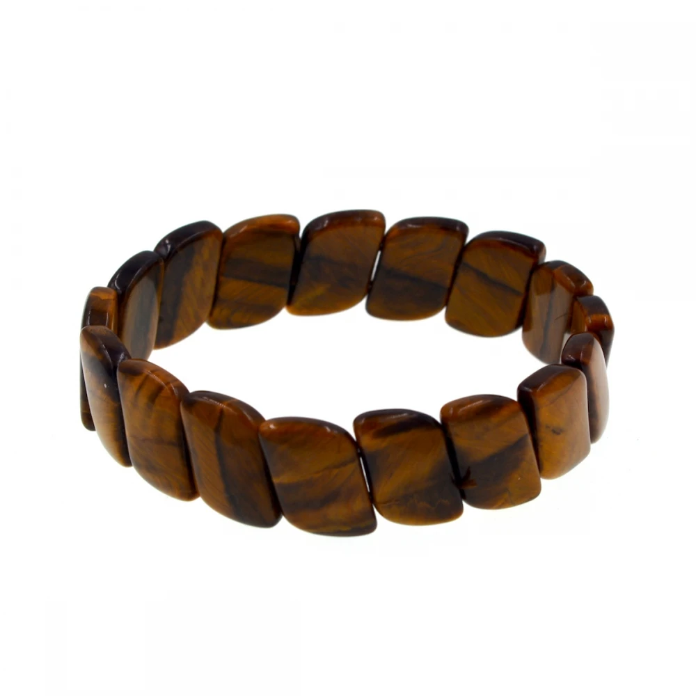 Tiger's eye bracelet Natural tiger eyes stone beaded stretch bracelets