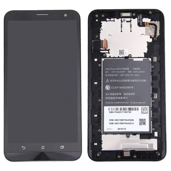 

LCD Screen and Digitizer Full Assembly with Frame for Asus Zenfone 2 Laser / ZE601KL