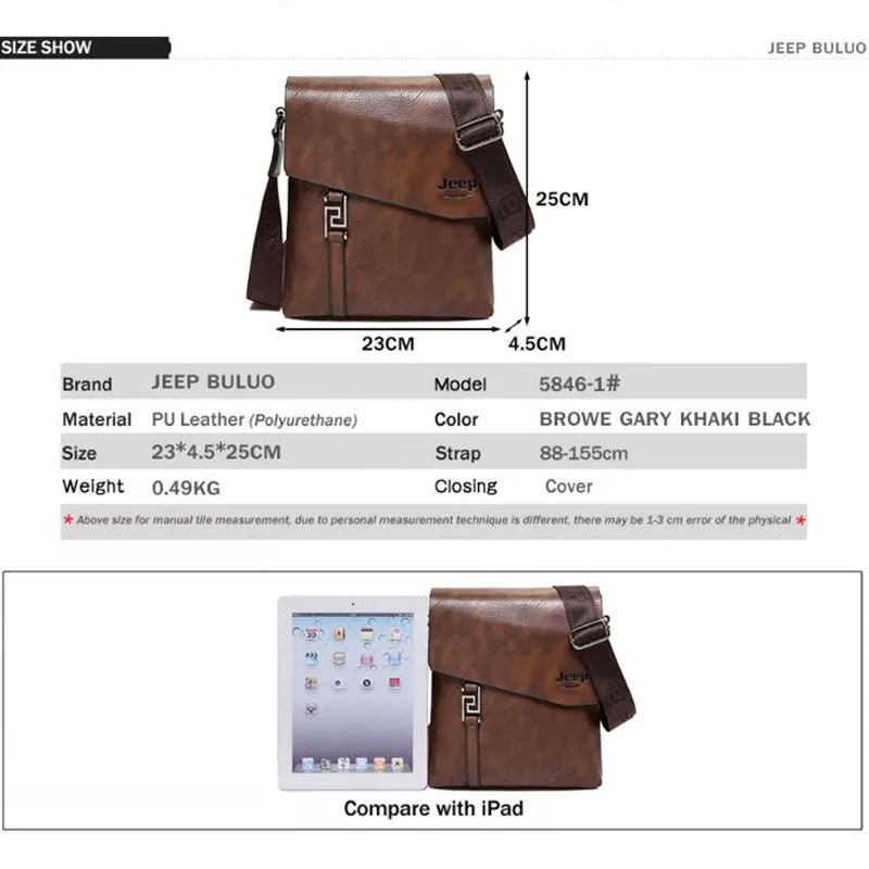 جيب BULUO الأزياء الرجال أكياس للماء البقر انقسام الجلود حقيبة ساعي حقيبة أعمال Crossbody أكياس الذكور حقيبة كتف 5846 جيب BULUO الأزياء الرجال أكياس للماء البقر انقسام الجلود حقيبة ساعي حقيبة أعمال Crossbody أكياس الذكور حقيبة كتف 5846