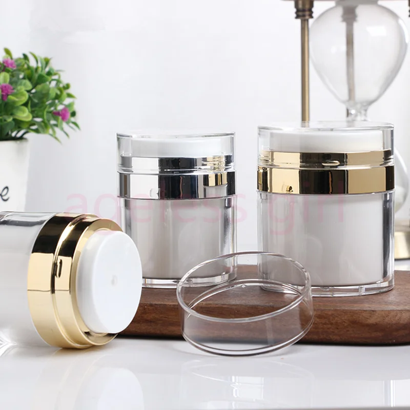 

5/10 PCS15ml 30ml 50 AcryliC high-grade cream jar face cream/Lotion/cosmeitic bottles emulsion bottles