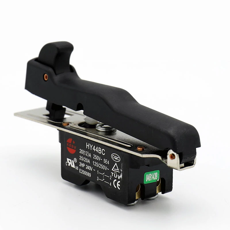 KEDU HY44BC 125/250V 25/20a Электрический инструмент триггер переключатель дрель кнопочные