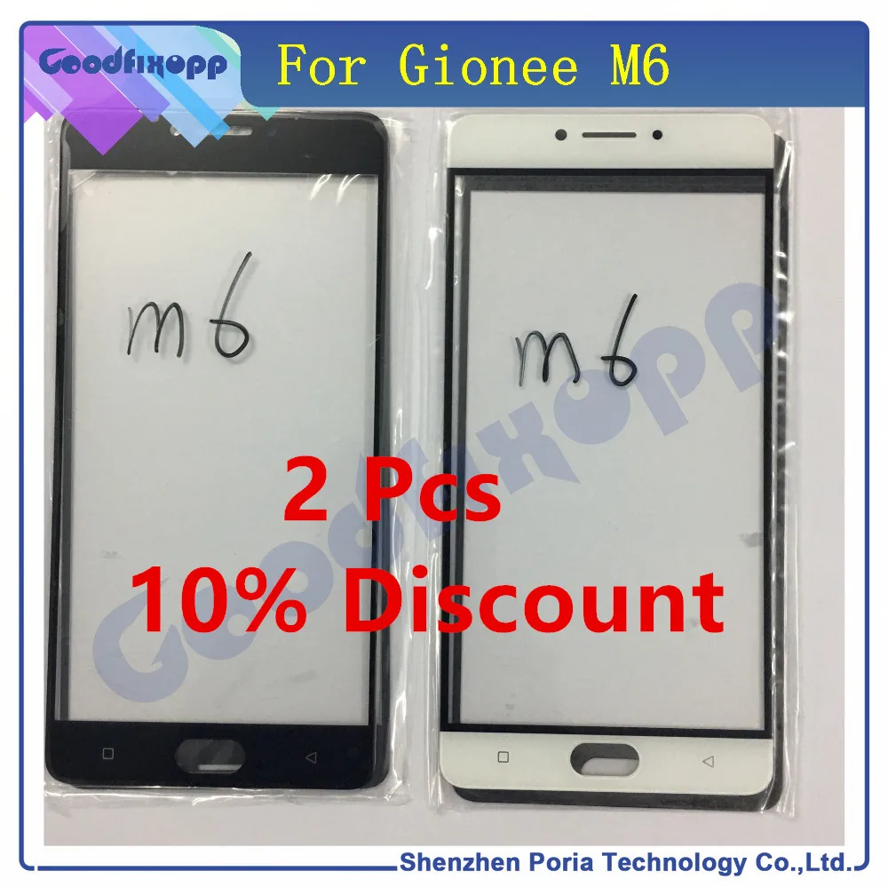 Внешнее стекло для переднего экрана Gionee M6 ЖК-дисплей сенсорная внешняя панель