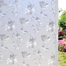 Электростатические оконные наклейки для ванной комнаты окна матовые стеклянные наклейки для ванной раздвижные двери матовый, непрозрачный наклейки-27