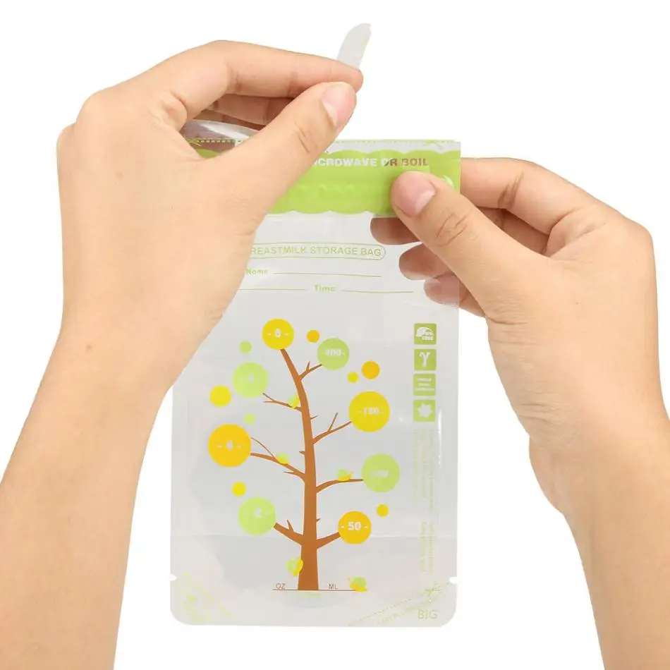 112pcs 235ml Breast milk Storage Bag Mother Milk BPA Free Baby Safe Feeding Bags Baby Food Storage Transparent Single-use