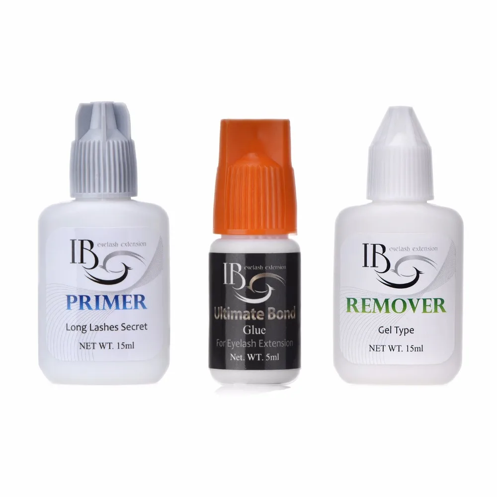 

Orange Cap Slow Drying False Eyelash Extension Glue Kit Primer Ultimate Bond Glue Remover Long Lasting Glue Set I Beauty
