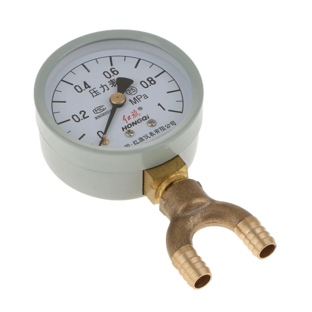 2 Set Car Fuel Injection Pump Pressure Injector Tester Pressure Gauge Kits