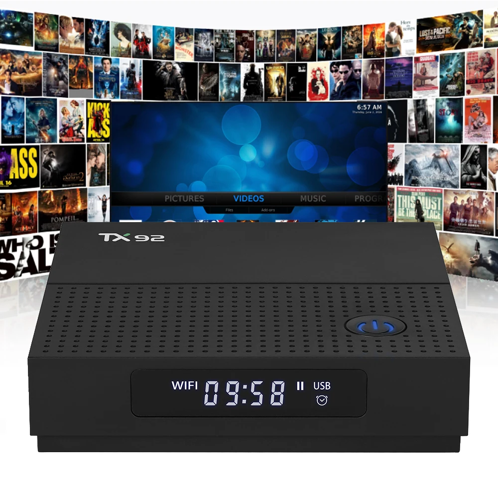

TX92 3GB/32GB Smart TV Box Android 7.1 4K Amlogic S912 8 Core 64 Bit 2.4G/5G WIFI Bluetooth 4.1 Media Player Set Top Box