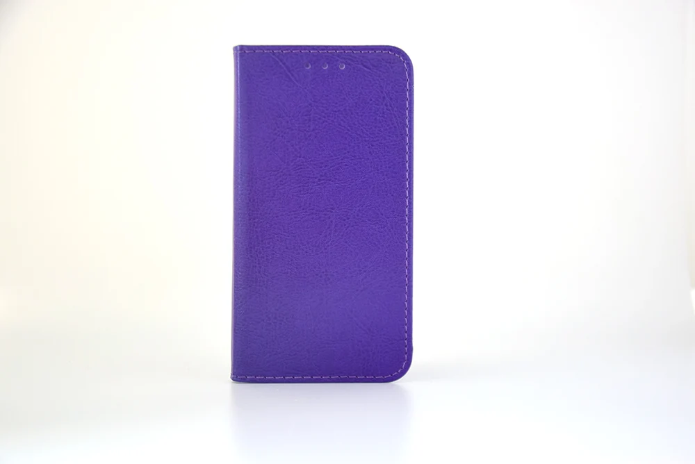 Горячее предложение! Распродажа! Роскошный книжный кошелек флип из искусственной кожи стенд держатель для карт чехол для Leagoo power 2 pro 5,2 HD 4000 mah - Цвет: Фиолетовый