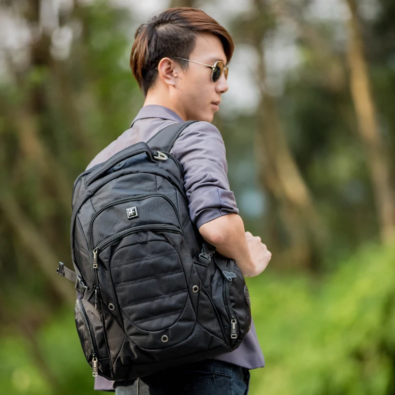 Hombres impermeable 17 pulgadas portátil mochilas negocio mochilas estudiantes de la escuela bolsas de hombro impermeables Mochila Masculina Hombres impermeable 17 pulgadas portátil mochilas negocio mochilas estudiantes de la escuela bolsas de hombro impermeables Mochila Masculina
