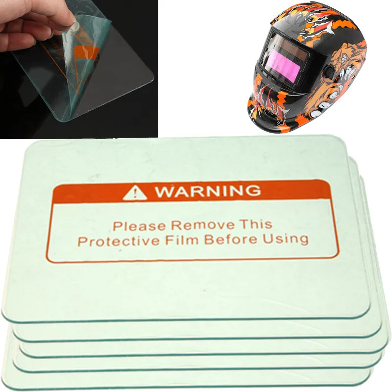 

5pcs Clear Spare Welding Shield Cover Lens protect Plate 4.5'' x 3.5'' For Welding Helmet Mask