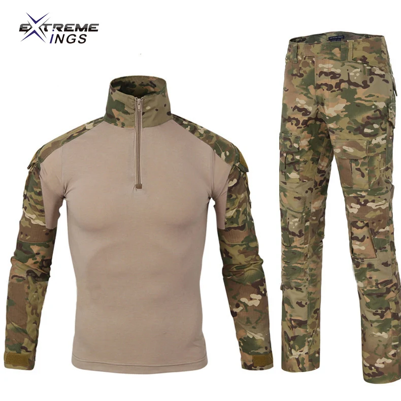 

Tactical training ghillie suits Camouflage windproof suit war wolf with frog long-sleeved Uniform Army CS Games clothing suit