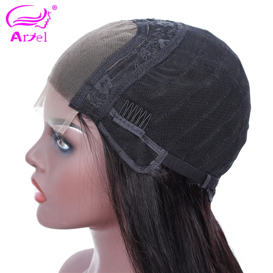 4�4 Closure Wig Body Wave Wig Human Hair Wigs For Black Women Brazilian Wig Non Remy Brown Glueless Lace Wigs Human Hair Ariel