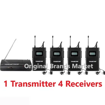 

Takstar WPM-200/wpm200 UHF Wireless stage Monitor System Stereo In-Ear earphone Wireless Headphones 1 Transmitter+4 Receivers