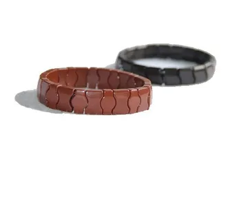 

High quality, Brown Health care Black stone Tourmaline men bracelet with box bracelets & bangles jewelry for birthday gift