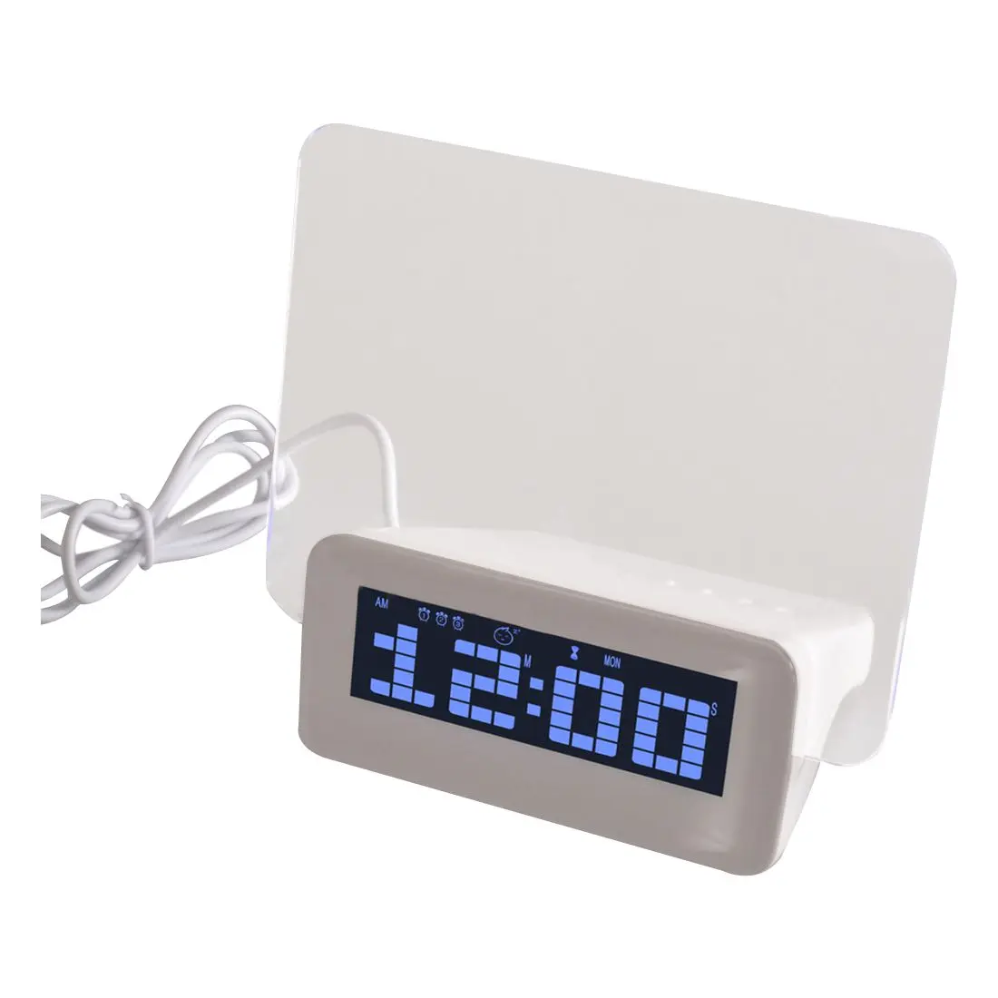 HOT Fluorescent LED alarm clock LED Fluorescent Illuminated Digital
