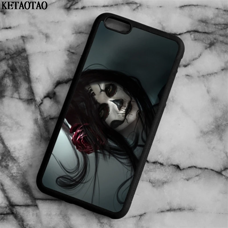 Чехол для телефона KETAOTAO Sugar Skull Day Of The Dead s iPhone 4S 5C 5S 6 S 7 8 Plus XR XS Max чехол X мягкий ТПУ