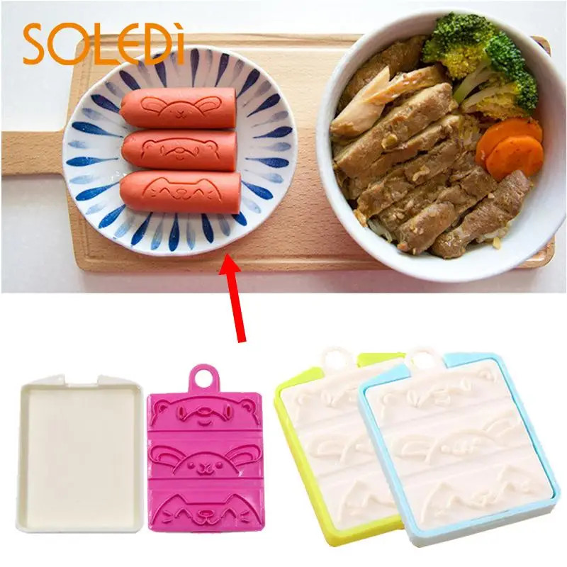 

Sausage Cutter Mold Mould Picks Lunch Bento Party DIY Decorate Cute Lovely