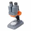 AOMEKIE Binocular Stereo Microscope 20X/40X Above LED Lights PCB Solder Tool Mobile Phone Repair Mineral Watching Microscopio 4