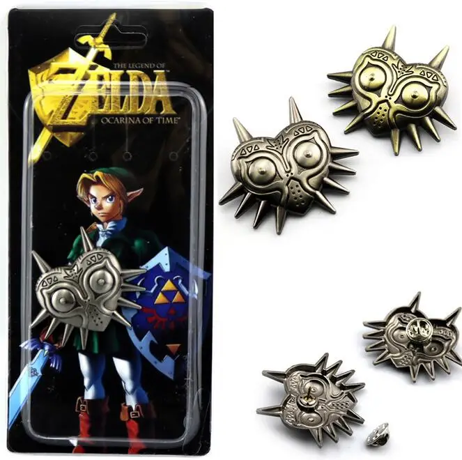 The Legend of Zelda game Majora's Mask brooch cosplay accessoriesin
