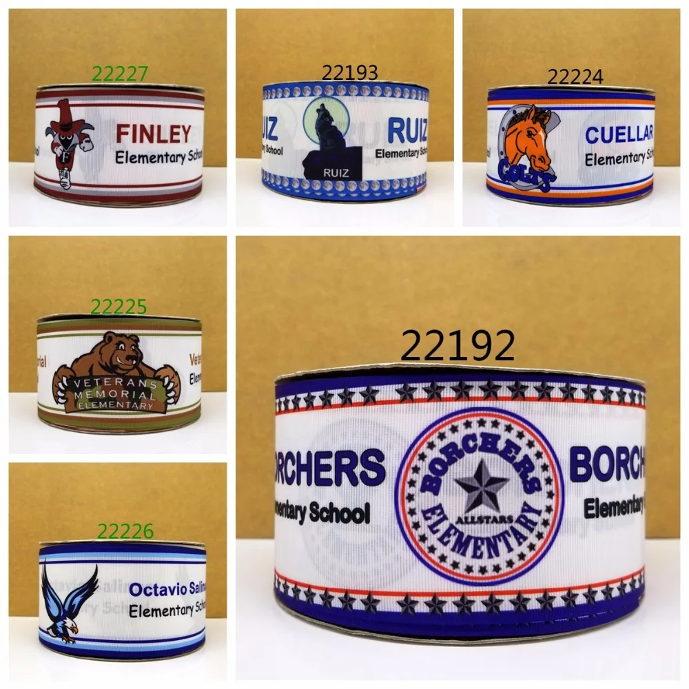 

Free shipping 50 yard per size back to school ribbon printed grosgrain ribbon 22227