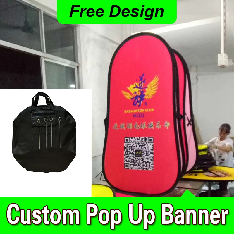 

Free Design Free Shipping Vertical Top Banner Frame Pop Out Banners A Frame Banner Stand