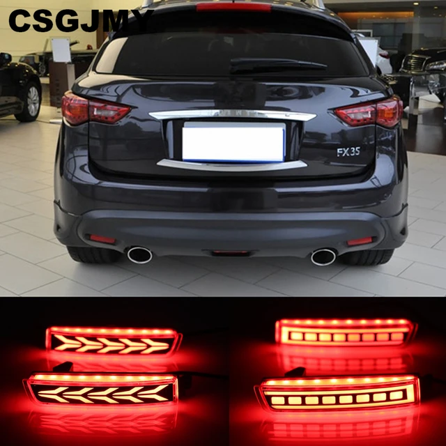 CSGJMY 2PCS LED For Infiniti FX35 FX37 FX50 2009 2010 2011 2012 2013