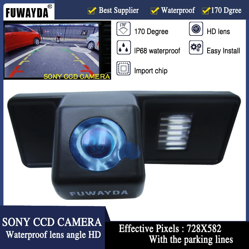 

FUWAYDA CAR REAR VIEW REVERSE BACKUP SONY CHIP CAMERA FOR Mercedes Benz Vito ( 2004-2011)/Mercedes Benz Viano ( 2004-2011)