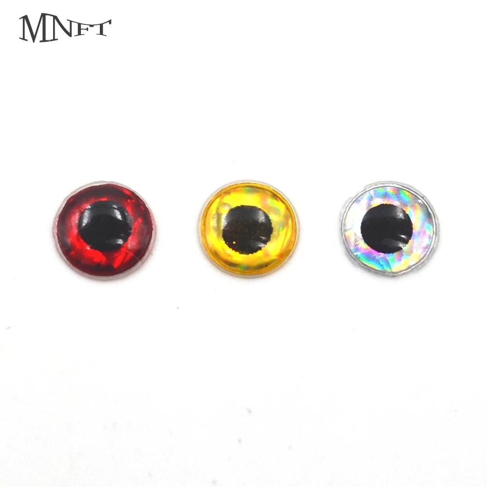 RED PACK OF 90 X 4MM 3D EYES FOR FLY TYING OR LURE MAKING GOLD OR MIX SILVER