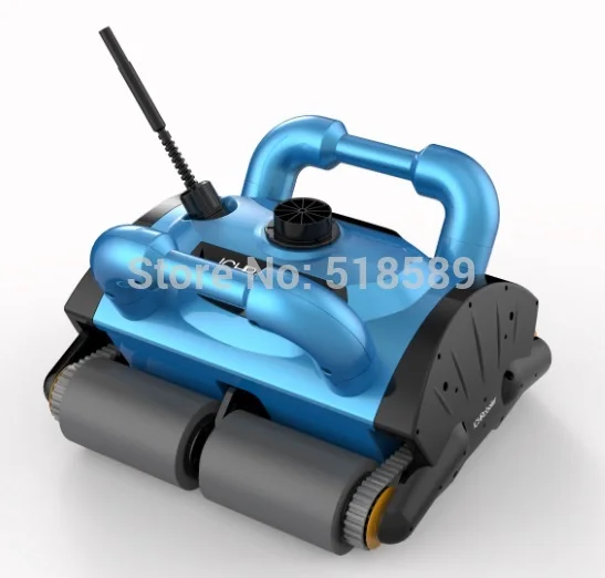 Robotic pool cleaner ith 15m cable,swimming pool robot vacuum cleaner,pool cleaning equipment with caddy cart and CE ROHS SGS